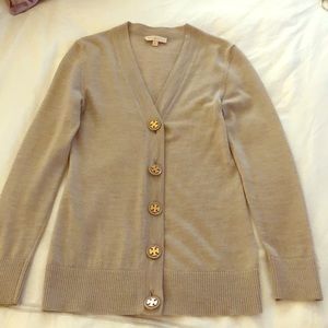 Tory Burch Cardigan with gold buttons